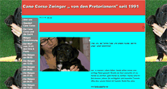 Desktop Screenshot of cane-corso-zwinger.de