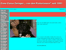 Tablet Screenshot of cane-corso-zwinger.de